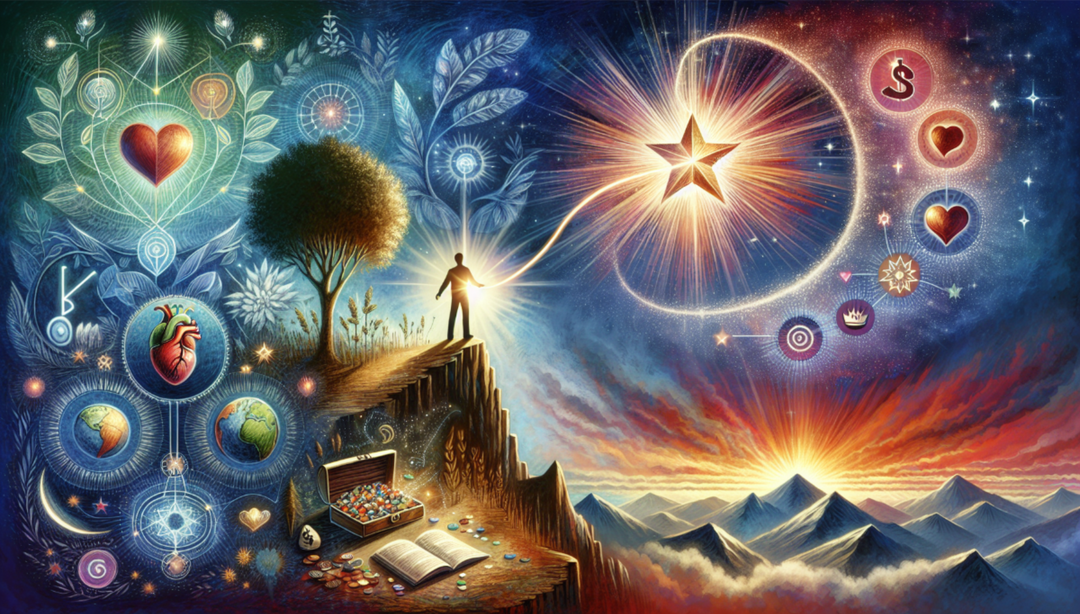 A creative image depicting the blog Manifesting Your Dreams The Power Of Intention