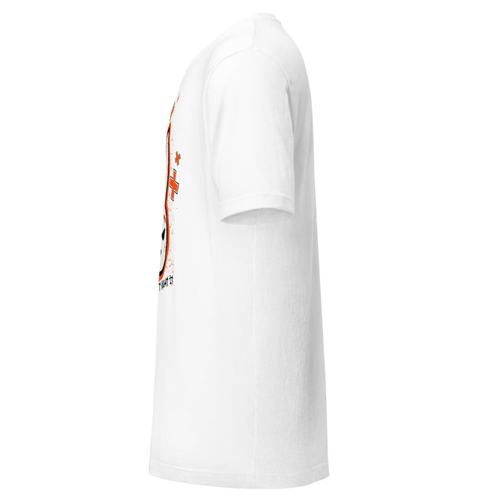 Alpha Bunny Theme Graphic Tee, left view.