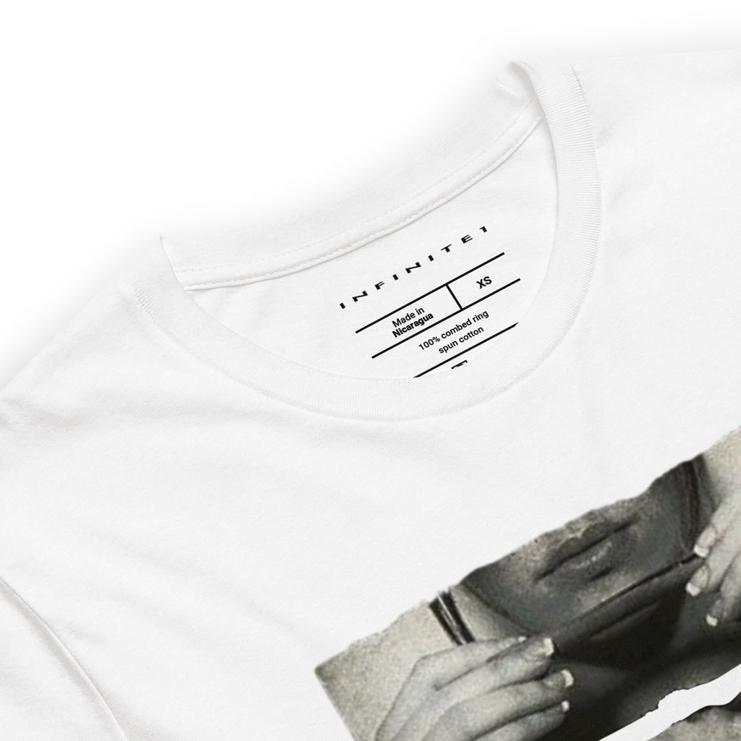 Blunt Girl Culture Theme Graphic Tee, close-up front view | Infinite1