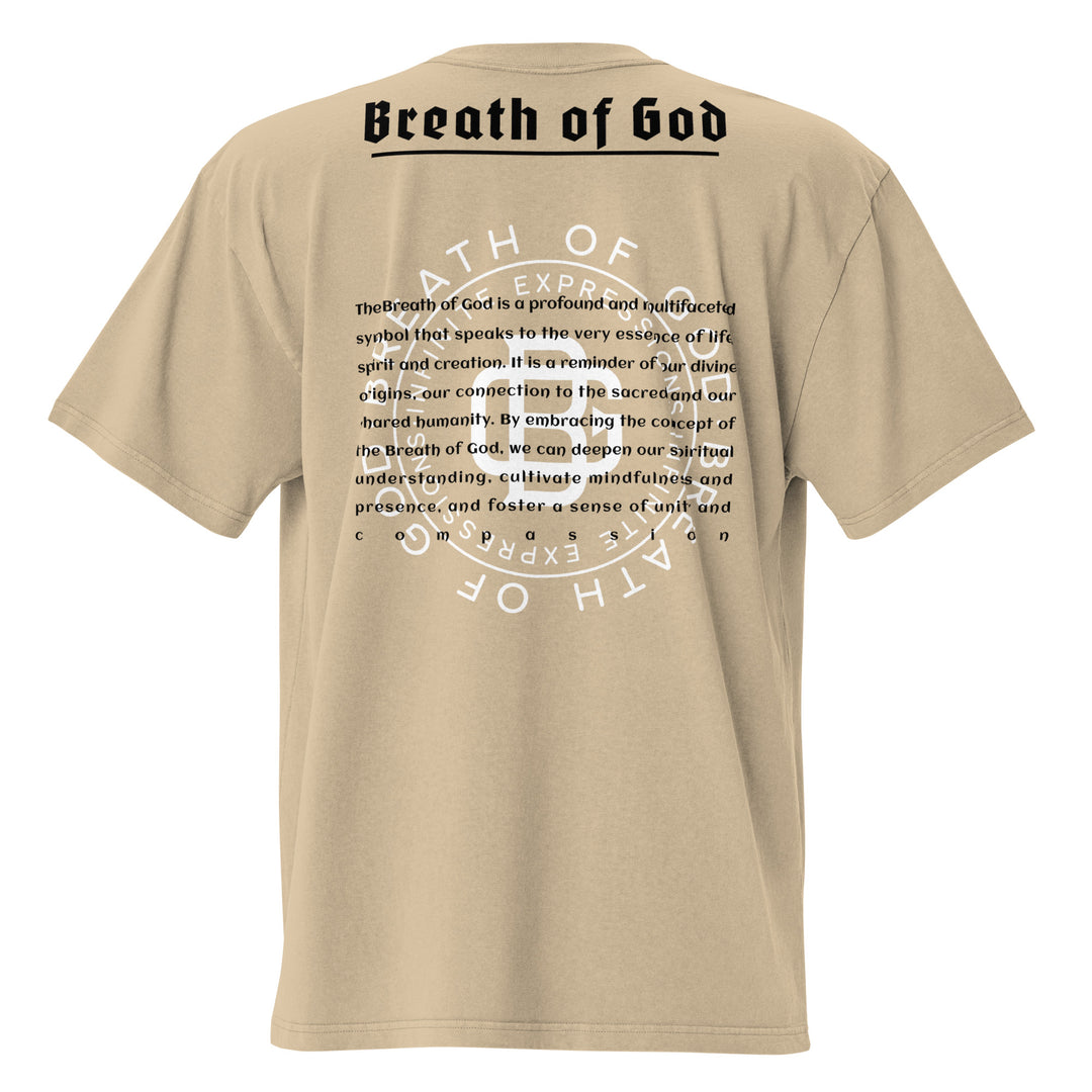 Breath Of God Concept Tee, back view.