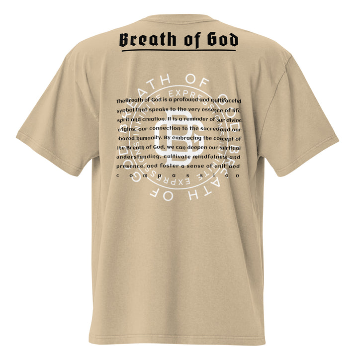 Breath Of God Concept Tee, back view.
