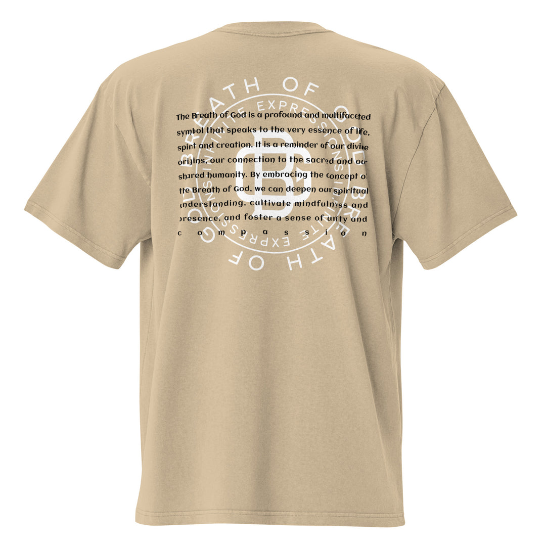 Breath Of God Concept Tee, back view.