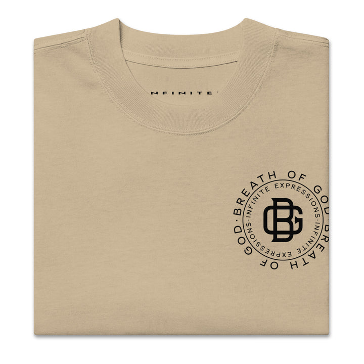 Breath Of God Concept Tee, folded front view.