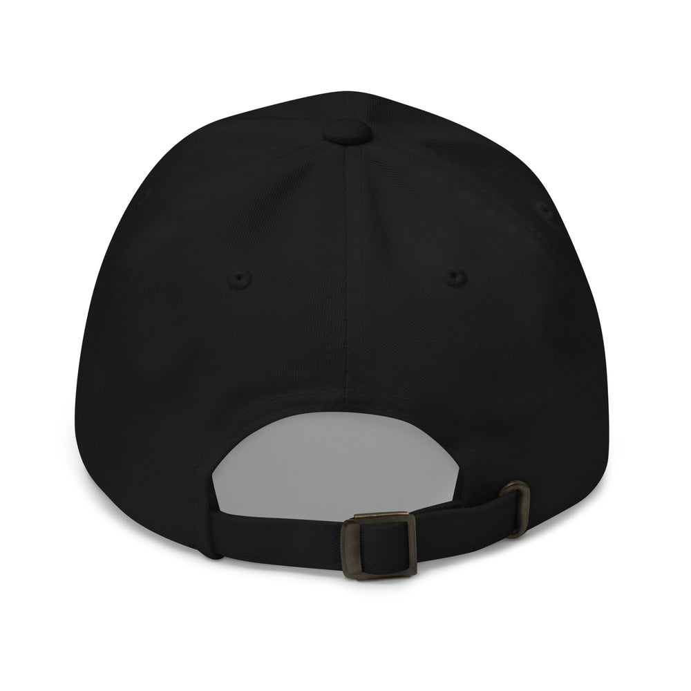 Cherry Bomb Dad Hat in Black — Back View
