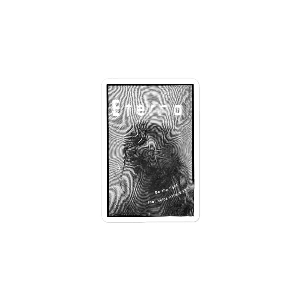 Eternal Bubble-Free Sticker, 3" x 3"