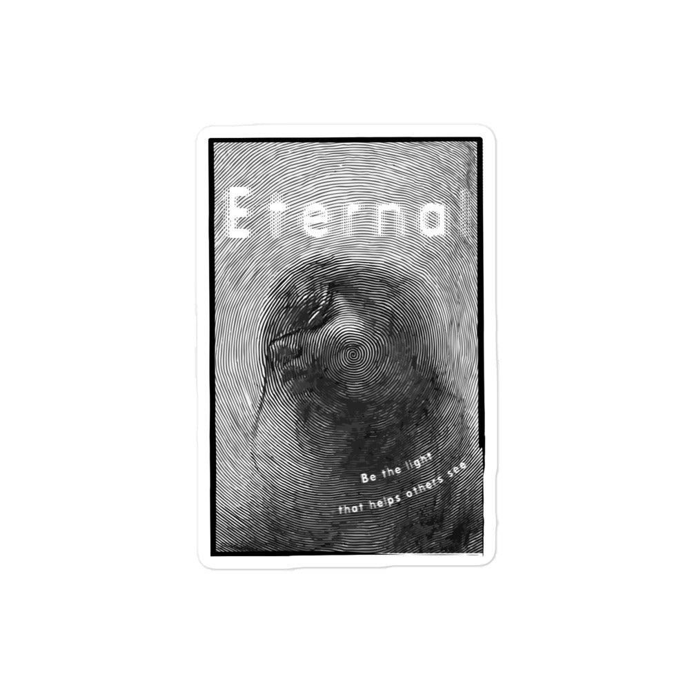 Eternal Bubble-Free Sticker, 4" x 4"