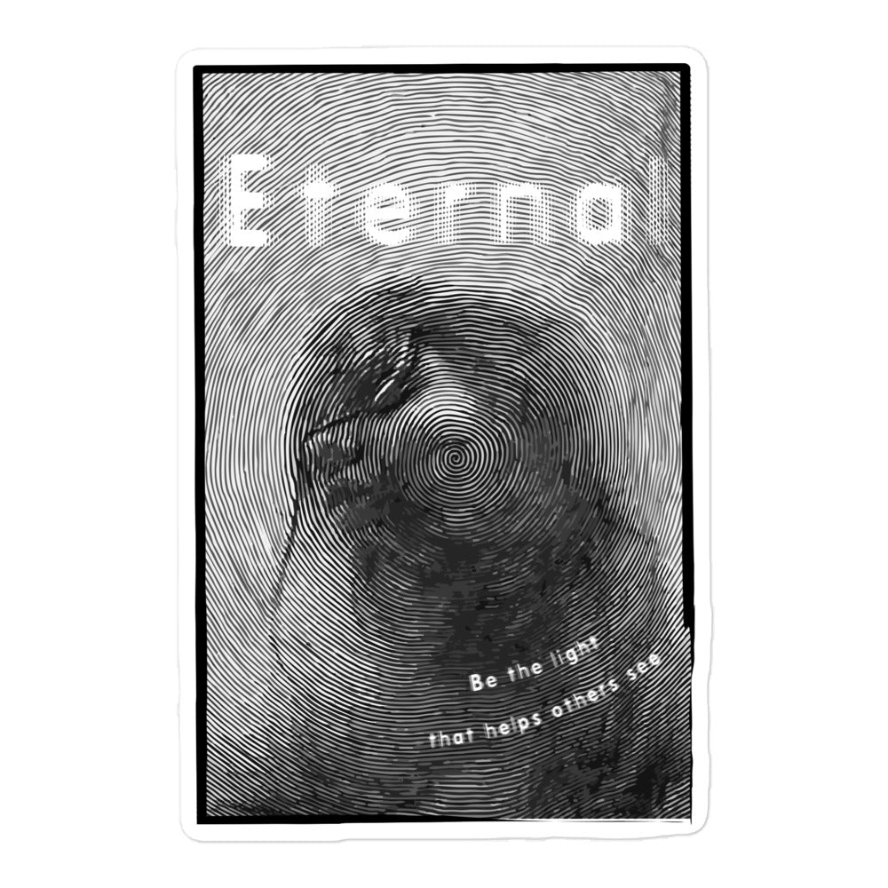 Eternal Bubble-Free Sticker, 5.5" x 5.5"