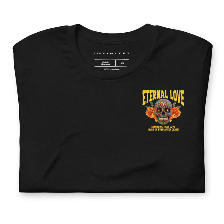 Eternal Love Graphic Tee, folded front view.