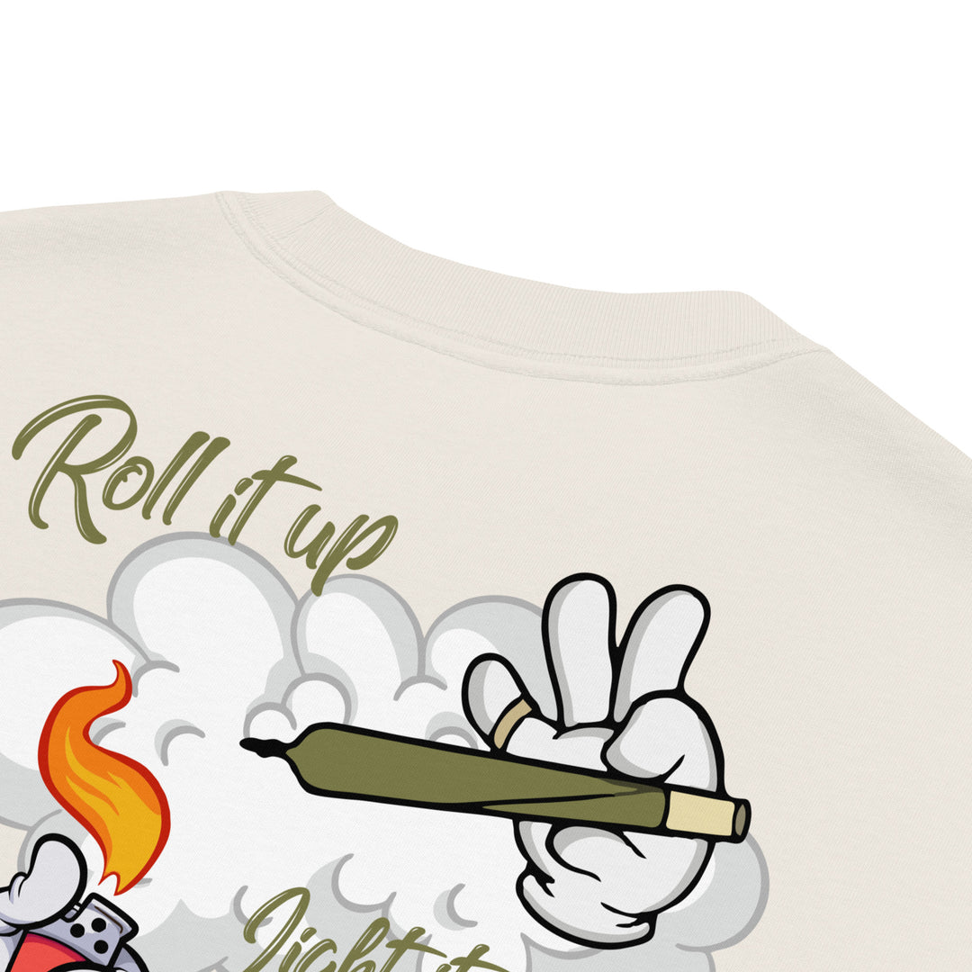 Inhale Exhale Graphic Tee, back detail view | Infinite1