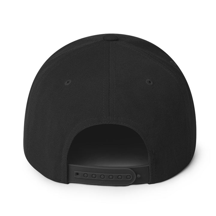 Legend 23 Tribute Embroidered Snapback Hat in Black, back view | Infinite1