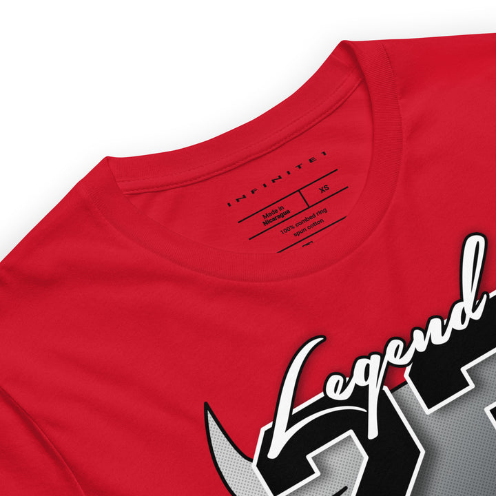 Legend 23 Tribute Graphic Tee, close-up front.
