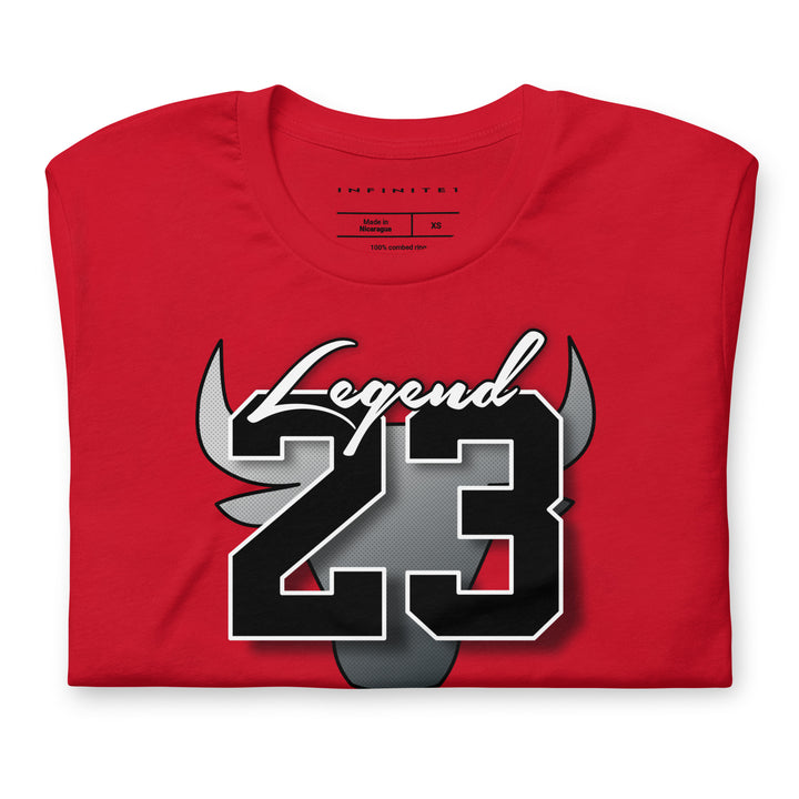 Legend 23 Tribute Graphic Tee, folded front.