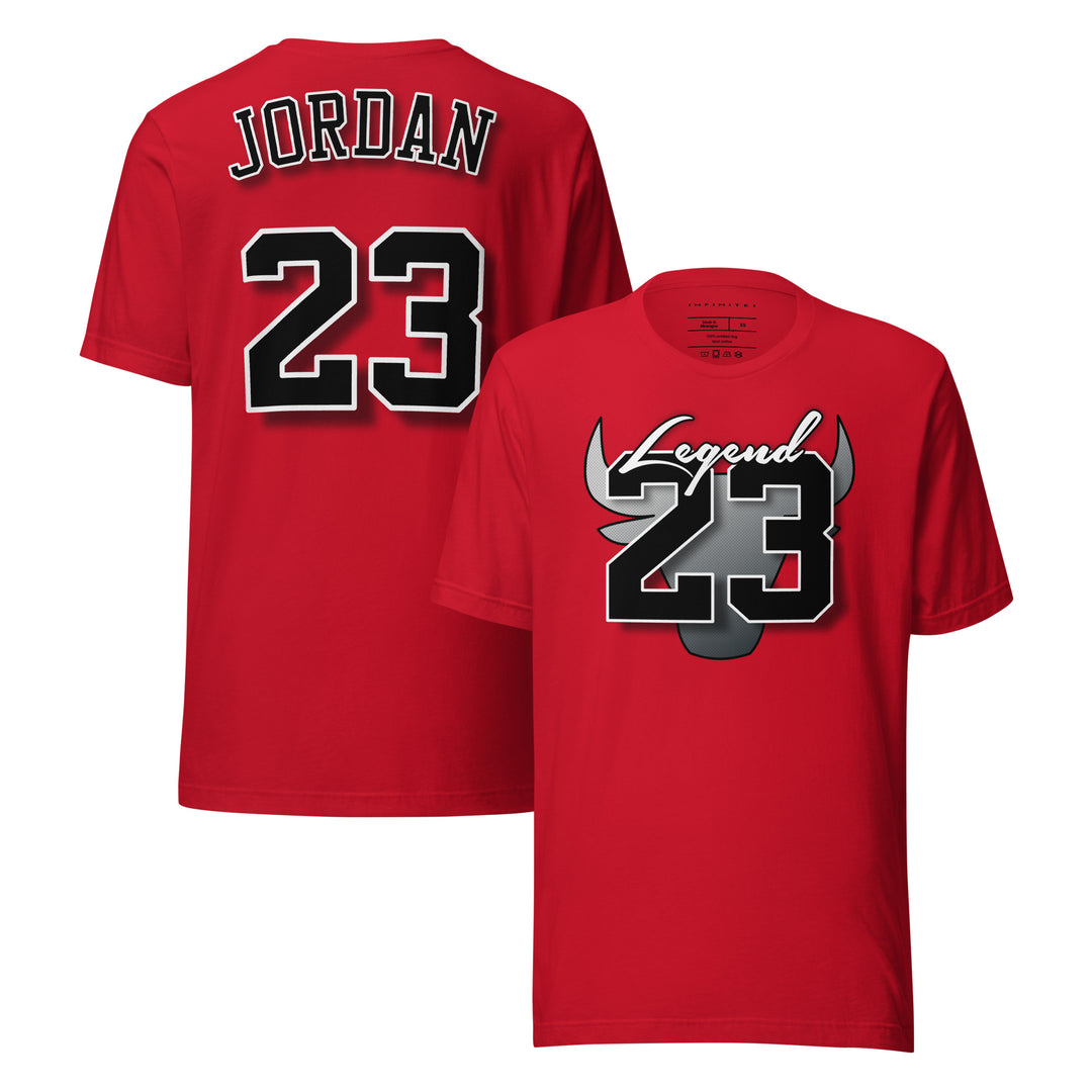 Legend 23 Tribute Graphic Tee, folded front and back.