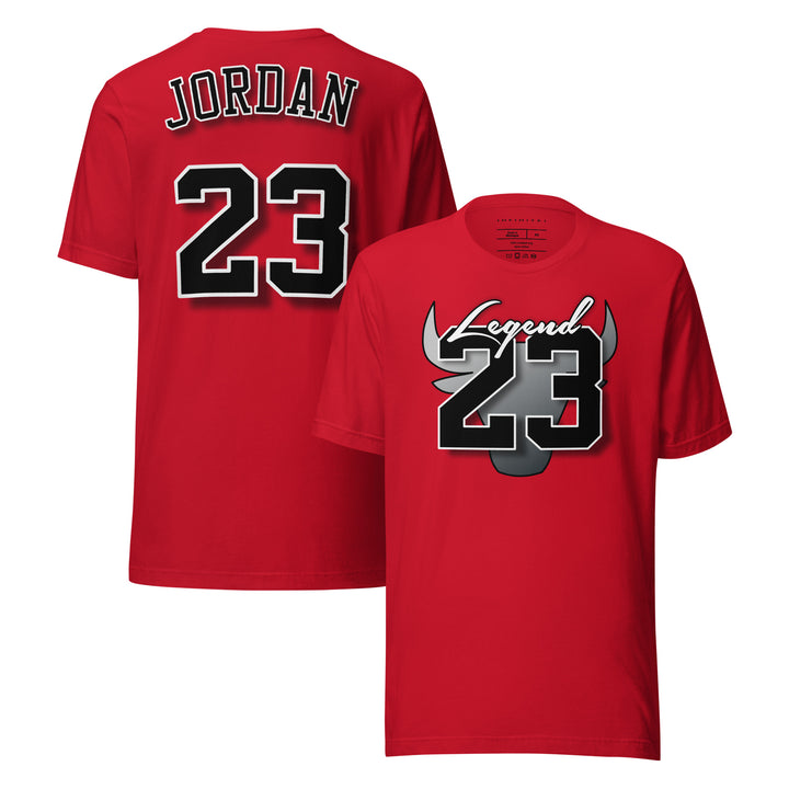 Legend 23 Tribute Graphic Tee, folded front and back.