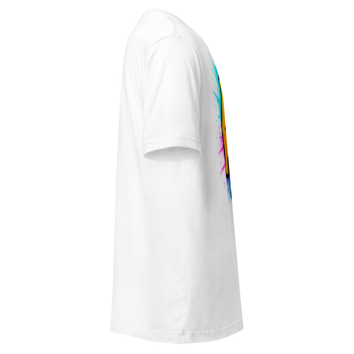 Melting Smiley Face Graphic Tee, right view.