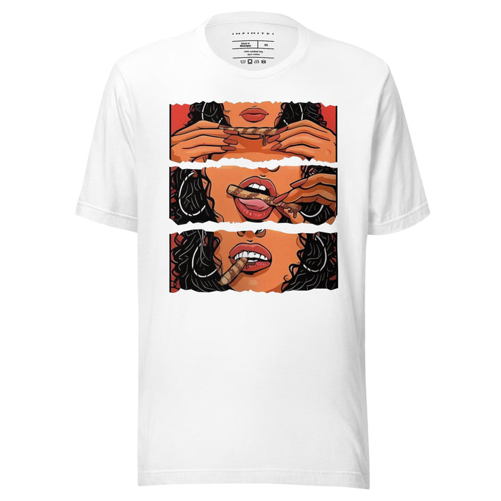 Men's Candy Girl Culture Theme Graphic Tee, front view.
