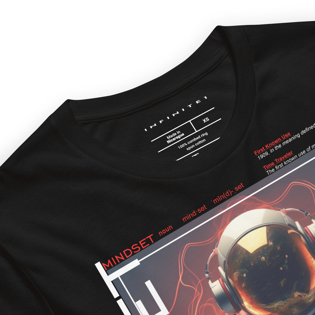 Men's Concept And Spaceman Graphic Tee, close-up front view.