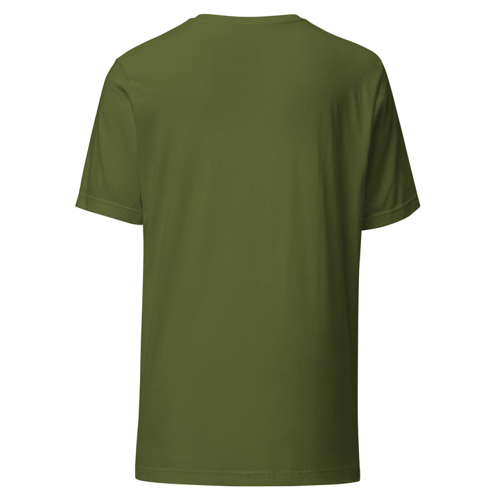 Men's Frog On A Mushroom Graphic T-shirt, back view.
