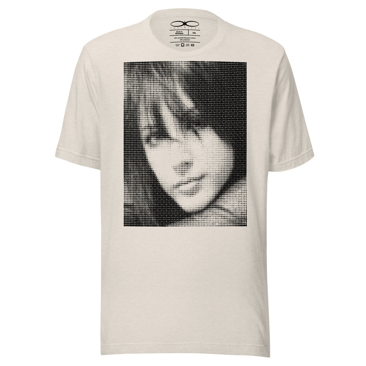 Men's Halftone Graphic Short Sleeve T-Shirt, front view.