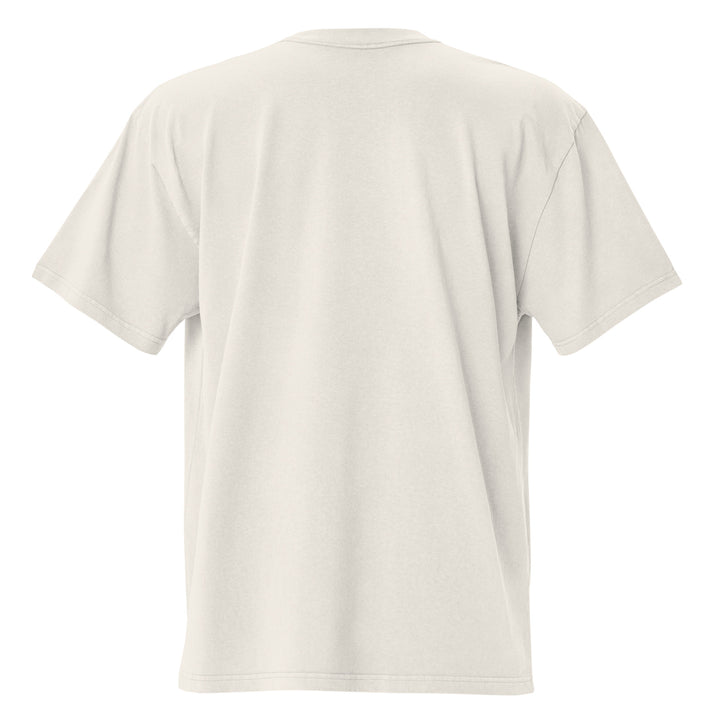 Men's I Own The Streets Theme Oversized Faded Tee, back view.