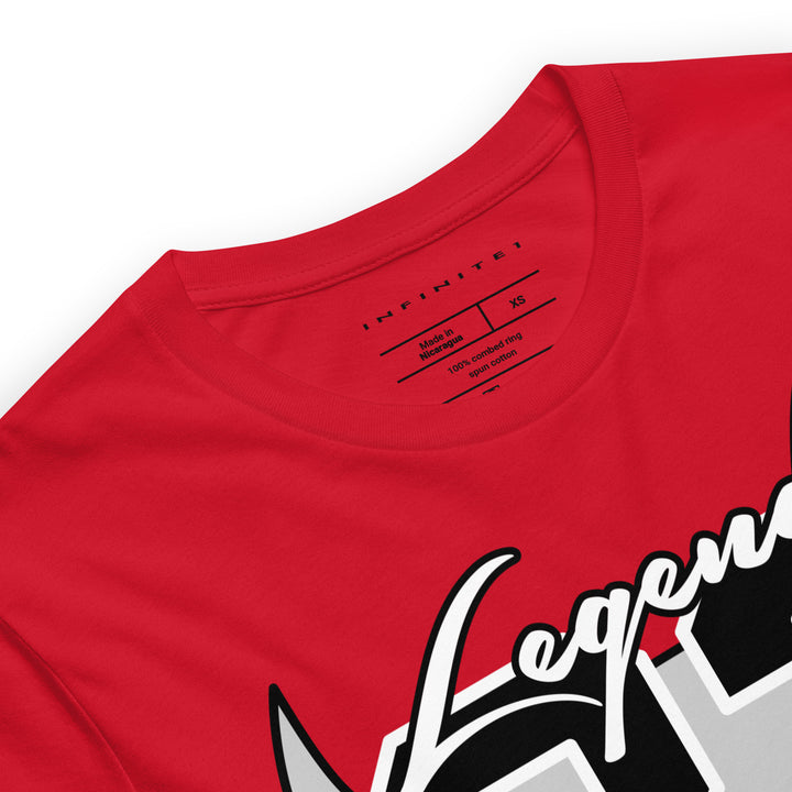 Men's Legend 23 And Tribute Casual T-shirt, close-up front view.