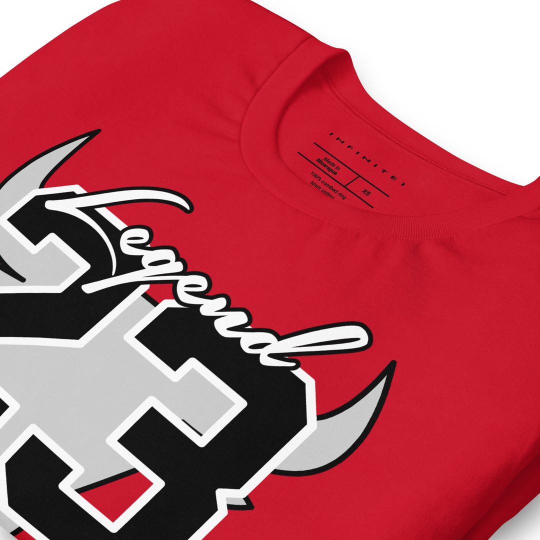 Men's Legend 23 And Tribute Casual T-shirt, folded front left view.