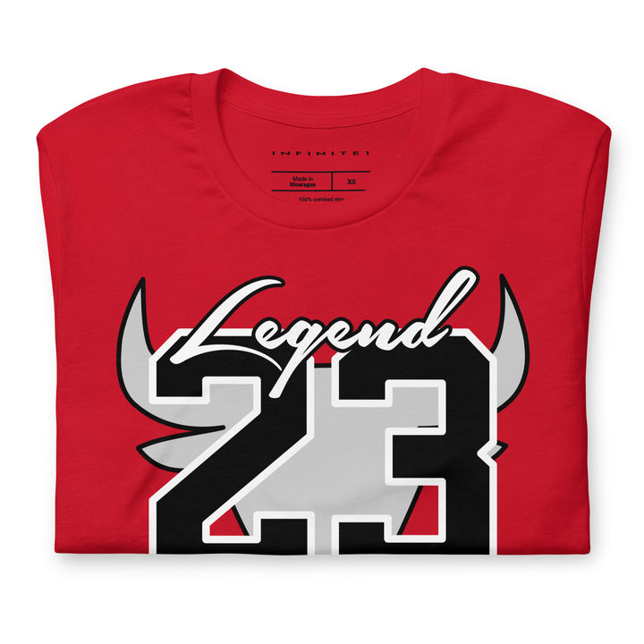 Men's Legend 23 And Tribute Casual T-shirt, folded front view.