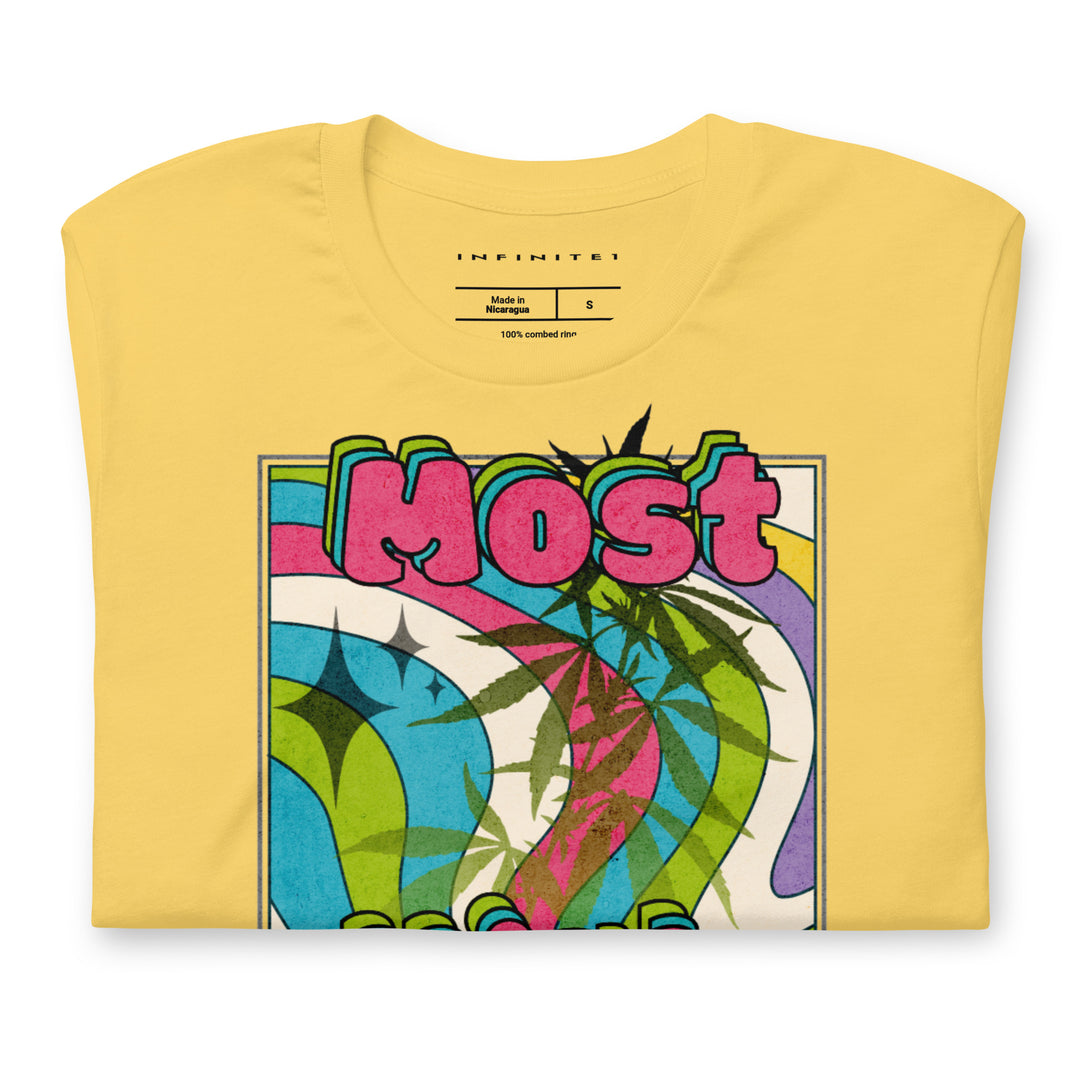 Most High Graphic Tee, folded front view | Infinite1