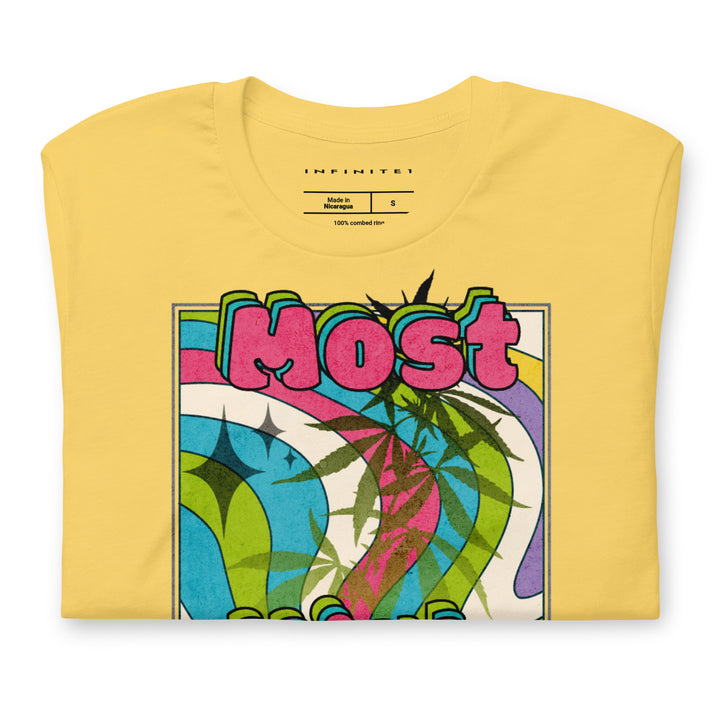Most High Graphic Tee, folded front view | Infinite1