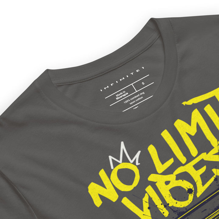 No Limit Vibes Graphic Tee, close-up front view