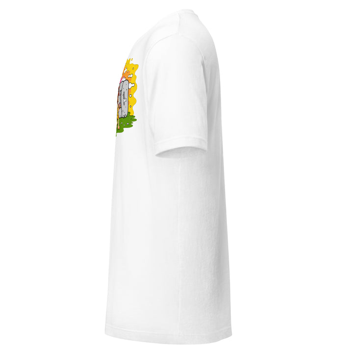 Stoned Age Graphic Tee (white), left view.