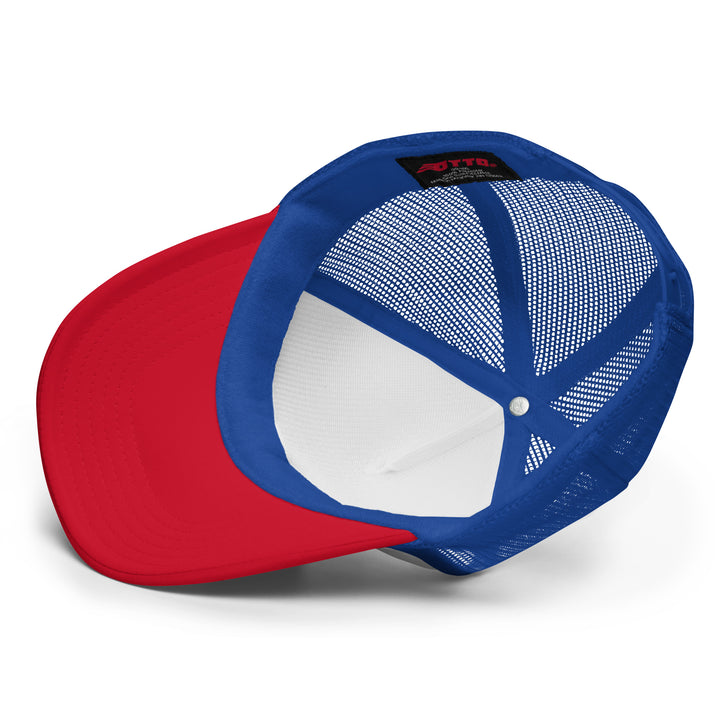Two Beers Cheers Foam Trucker Hat, undervisor view
