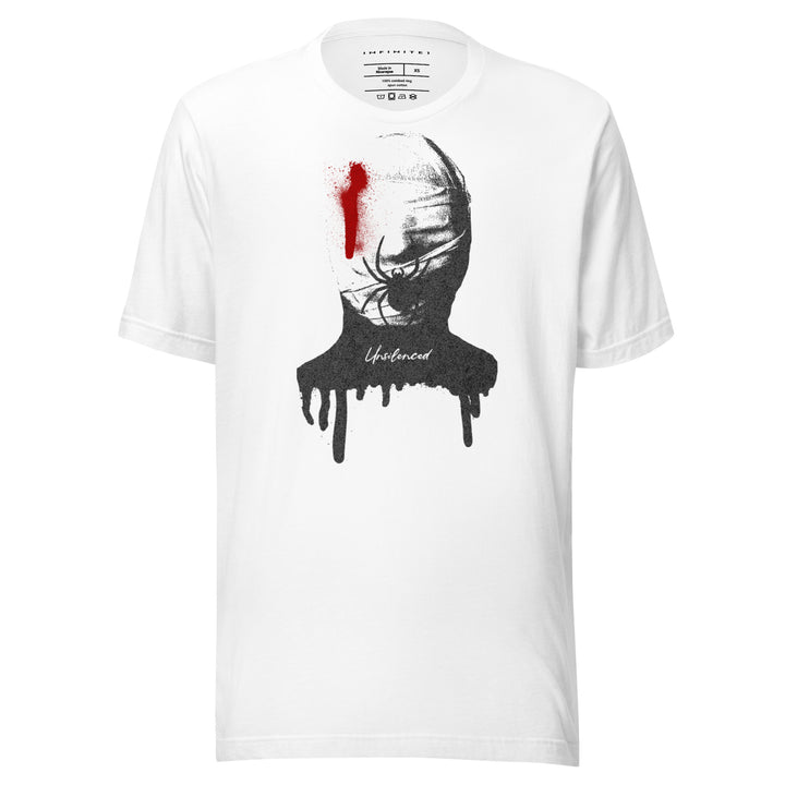 Unsilenced Theme Graphic Tee, front view