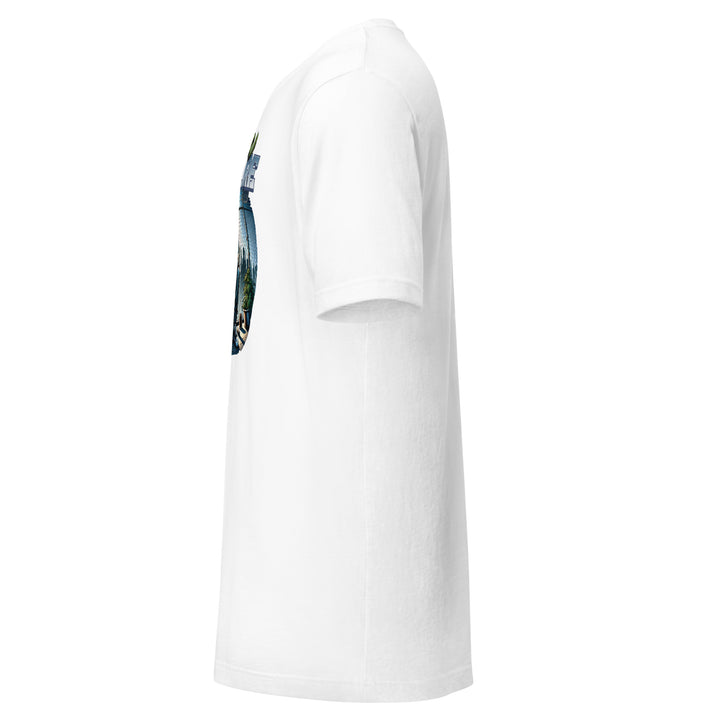 Urban Culture Graphic Tee in White, left view.
